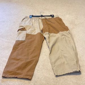 XL colorblock cargo pants MENS
